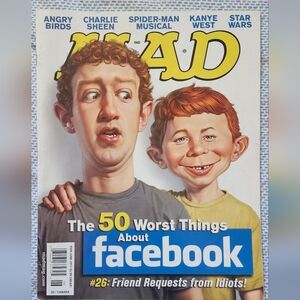 MAD Magazine #‎ 509 June 2011 Facebook-Angry Birds-Star Wars-Kanye West